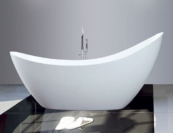Click here to view / buy the Synergy Slipper Modern Thin Edged Freestanding Bath